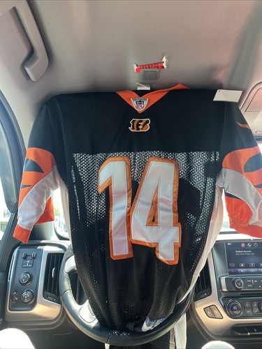Cincinnati Bengals #14 Andy Dalton Reebok Jersey Adult Size 48 Black Orange NFL - Picture 2 of 10