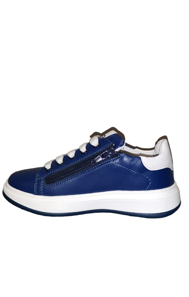Chaussures Junior 4US Paciotti Sneakers Laces Mode Fashion 42350 Royal - Photo 3/3