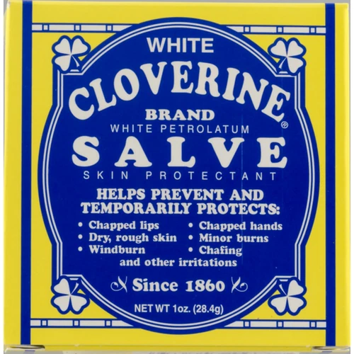 White Cloverine Salve White Petrolatum Tin Box Discontinued / 1 oz - Picture 1 of 1