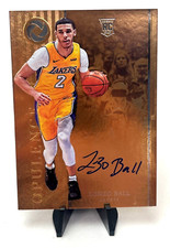 2017-18 Panini Opulence Lonzo Ball ROOKIE RC AUTO /25 Holo Gold