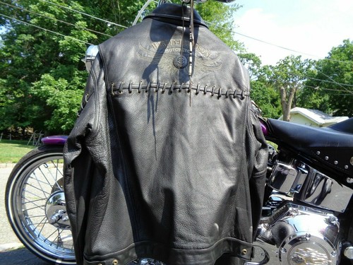 HARLEY DAVIDSON LEATHER JKT-SOUTHWESTERN-PART OF HD 100TH ANNIVERSARY EDITION 2X - Picture 4 of 9