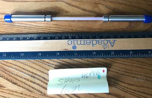 Mounted Nd:YAG Laser Rod 4mm Dia x 78mm Nm: 1064 SN 46586 US Laser Corp