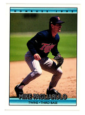 1992 Donruss Mike Pagliarulo Minnesota Twins Baseball Card #62       