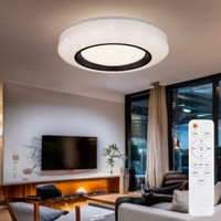 Deckenlampe Deckenleuchte Esszimmerlampe Sternen Effekt Fernbedienung Dimmer Led