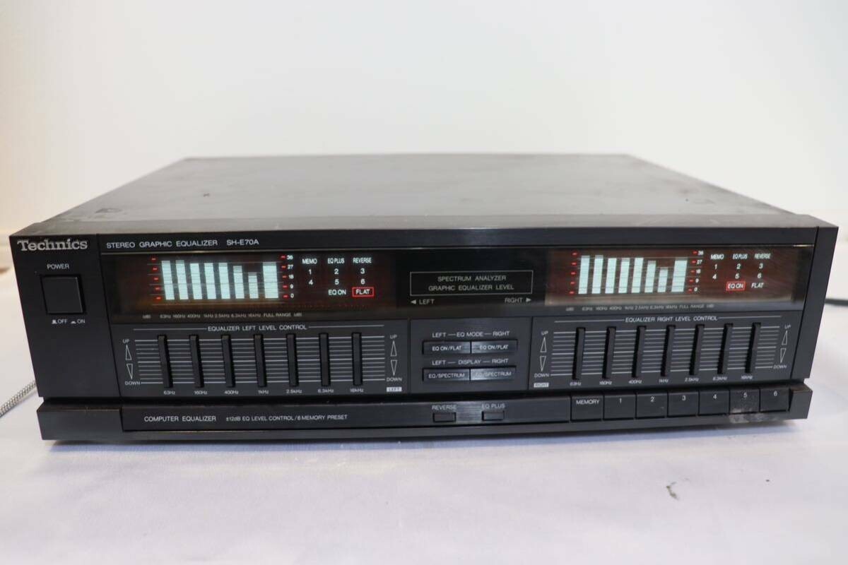 Technics SH−EX Technics SH-SH-E70A Stereo Graphic Equalizer Used with