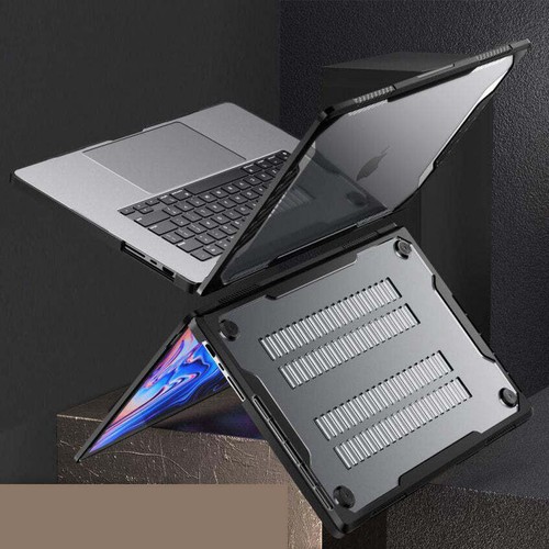 Schutzhülle für MacBook Pro 16 2021-2024 Supcase Hülle Case Cover Tasche Schwarz - Afbeelding 7 van 8