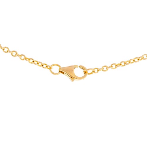 Cartier Love Interlocking Necklace 18K Yellow Gold item# j9981 - Picture 4 of 5
