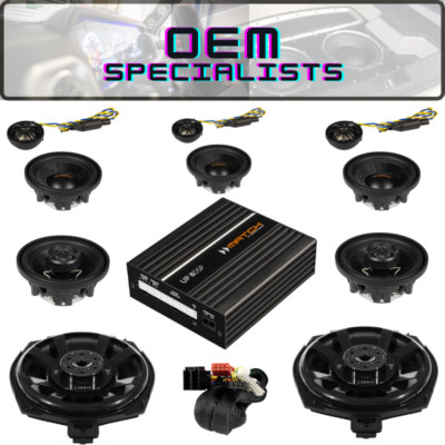 BMW DSP Amp & full speaker Upgrade Tier 5 Base to HiFi with 8ch amp BMW 5 series