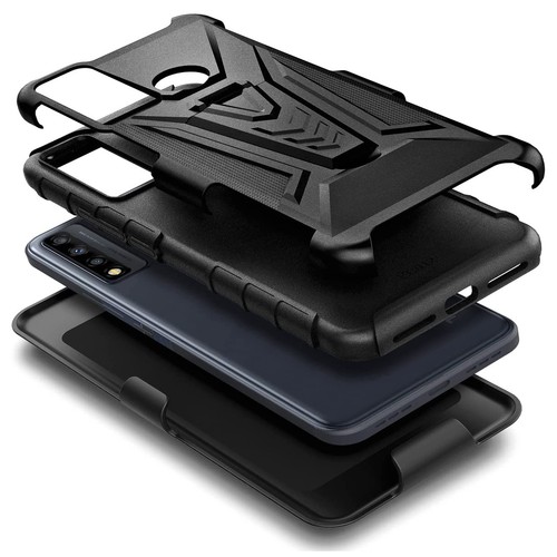 For Samsung Galaxy A13 5G Hybrid Belt Clip Holster Kickstand Rugged Case Cover - Picture 4 of 10