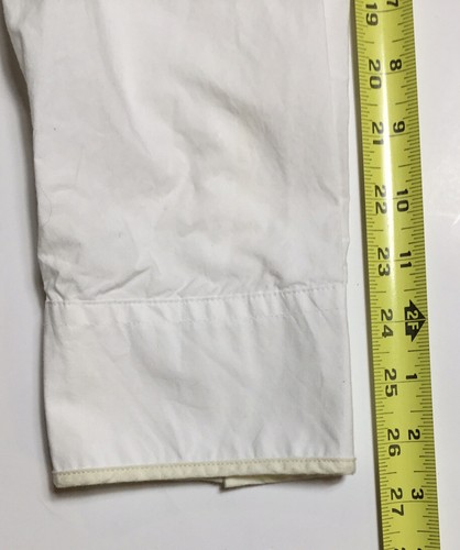 Canterbury of New Zealand Shirt Long Sleeve Button Up White Size M - Picture 10 of 12