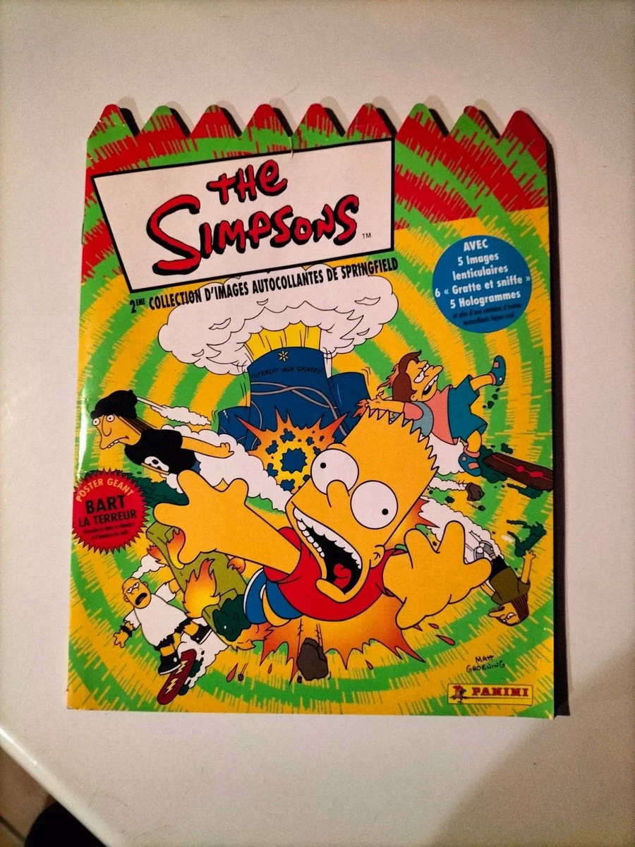 10 Pochettes D'autocollants Panini The Simpsons 1991 - Série