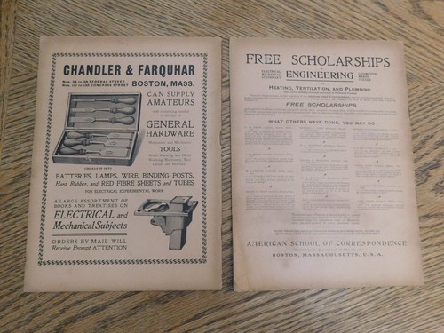 Menge Vintage Amateurarbeit monatliches Magazin für nützliche Künste & Wissenschaften 1901-1907 - Bild 5 von 21