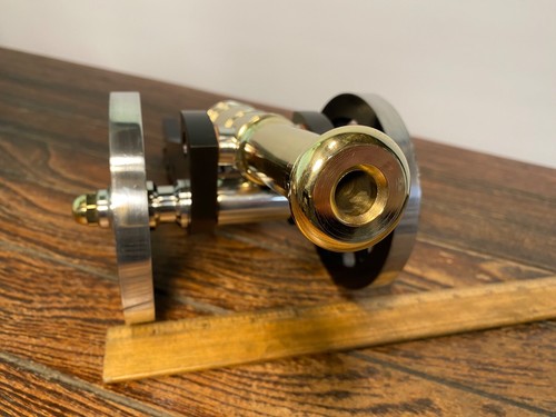 Vintage 12" Polished Bronze Working Black Powder Signal Cannon 8 1/2" Barrel - Picture 7 of 23