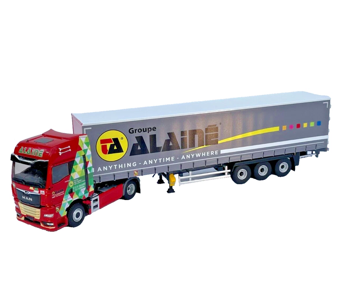 Miniature Conrad 3120 - 1/43ème MAN Semi-Remorque Publicitaire Bière - Occasion