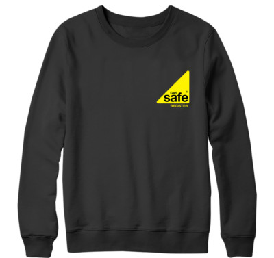 Gas Safe Register Sweatshirt Ingenieur Arbeitskleidung Mitarbeiter Herren Klempner Gas Monteur