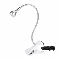 Flexible USB Reading LED Light Clip-on Beside Bed Desk Table Lamp Warm White US