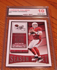 CARSON PALMER ---2015 Panini CONTENDERS----GEM Mint 10****BENGALS***Mad DOG