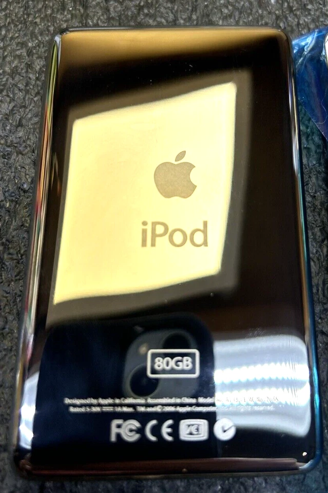 Panel trasero cromado para Apple iPod Classic 5ta 5.5 Gen GROSOR 80 GB Kit de reparación Foto 2 de 3