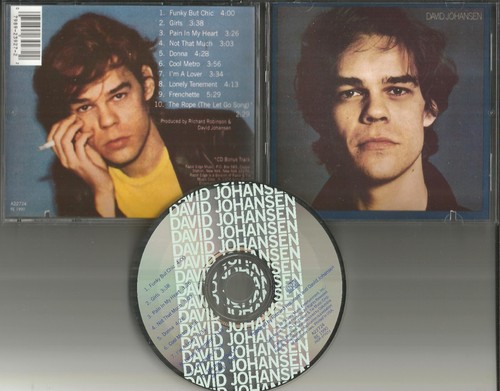 New York Dolls DAVID JOHANSEN Self Title w/BONUS UNRELEASED CD Buster Poindexter