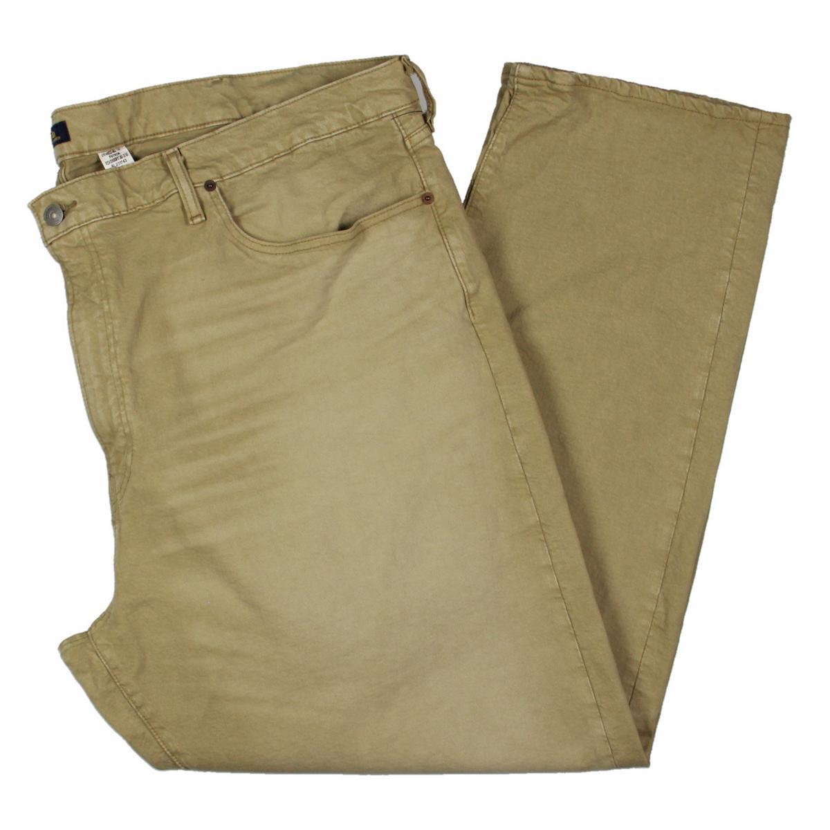 Мужские джинсы Polo Ralph Lauren Prospect коричневого цвета с прямыми штанинами Big - Tall 44B32 6570 8490₽