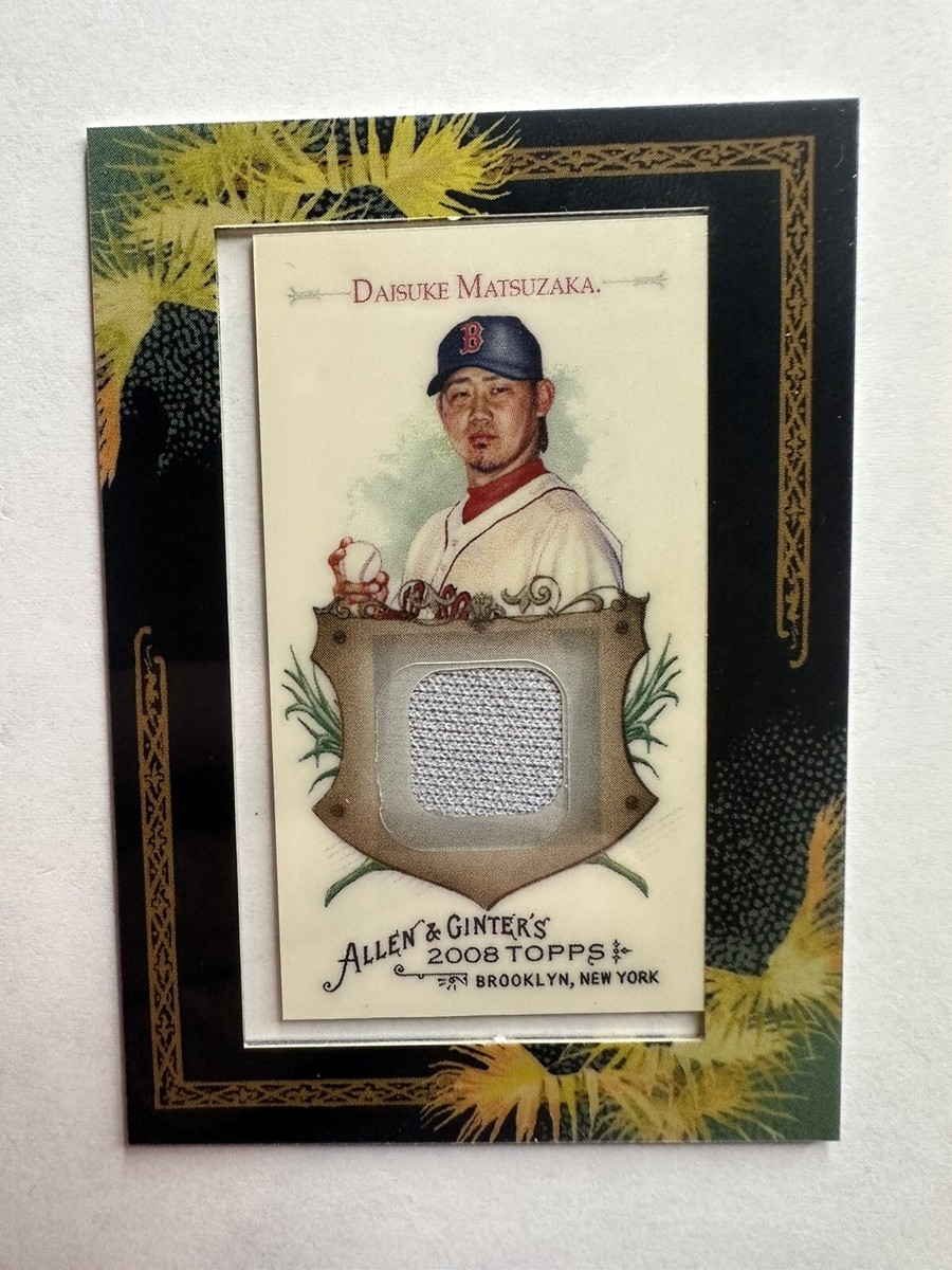 Daisuke Matsuzaka Dice-K 2008 Topps Allen & Ginter Game Worn