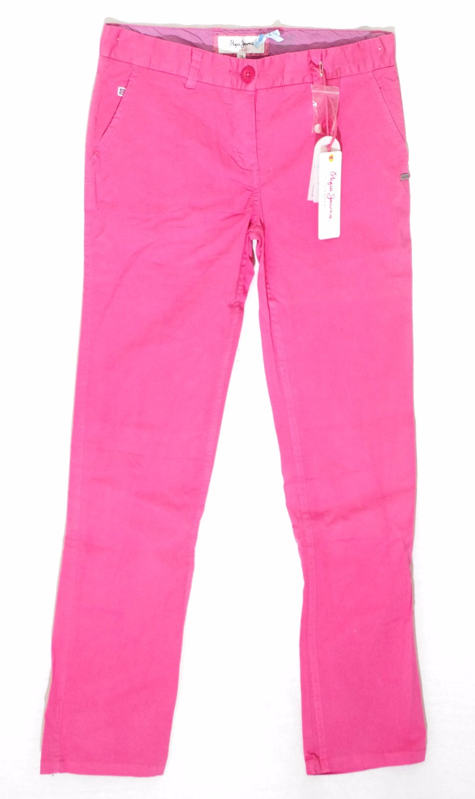 Pantalon Chino rose PEPE JEANS JUNIOR Fille ROSA CHICLE 12 ANS PG210034