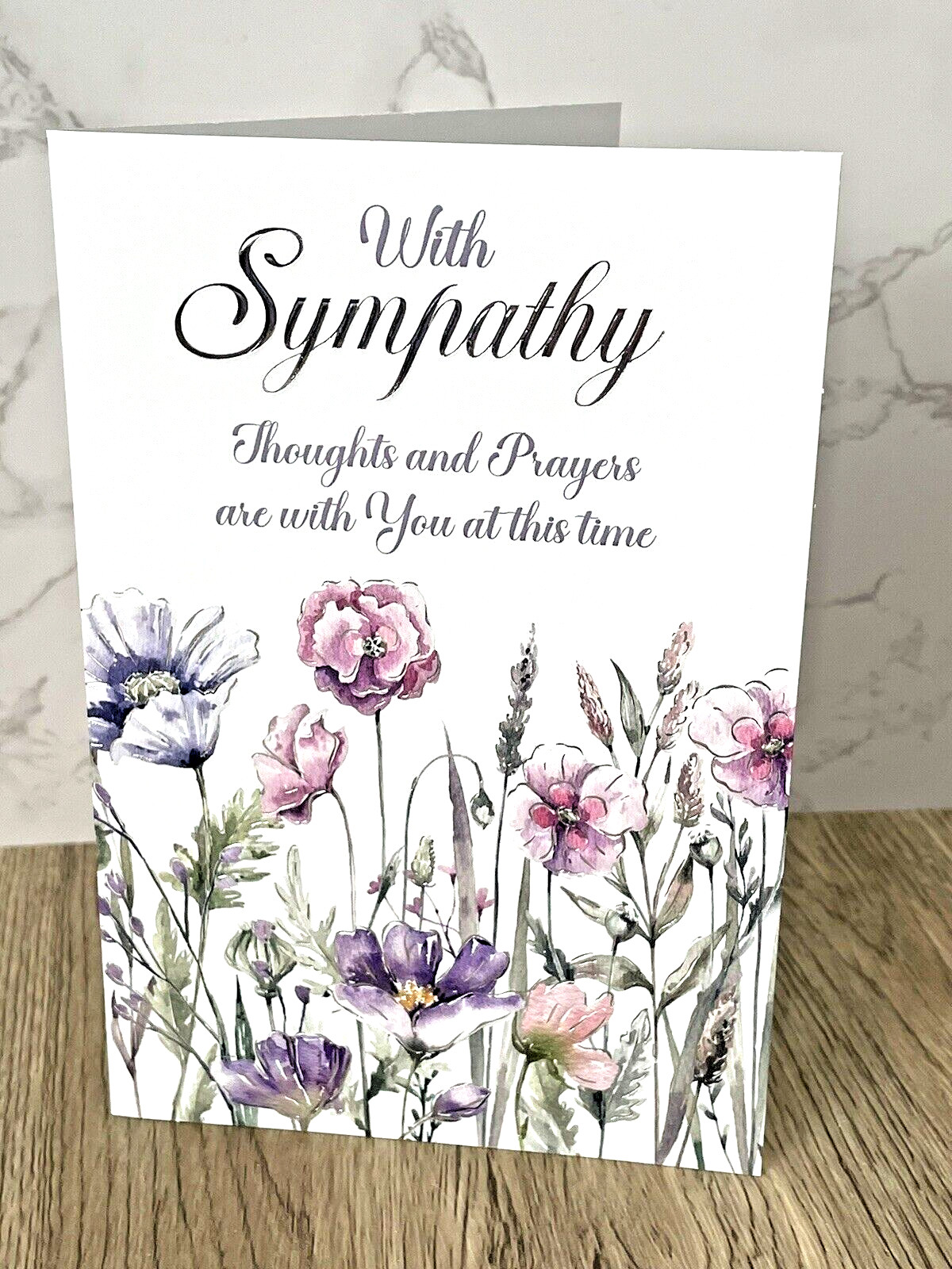 Deepest Sympathy Card Bereavement Condolence Religious Catholic / Christian 709