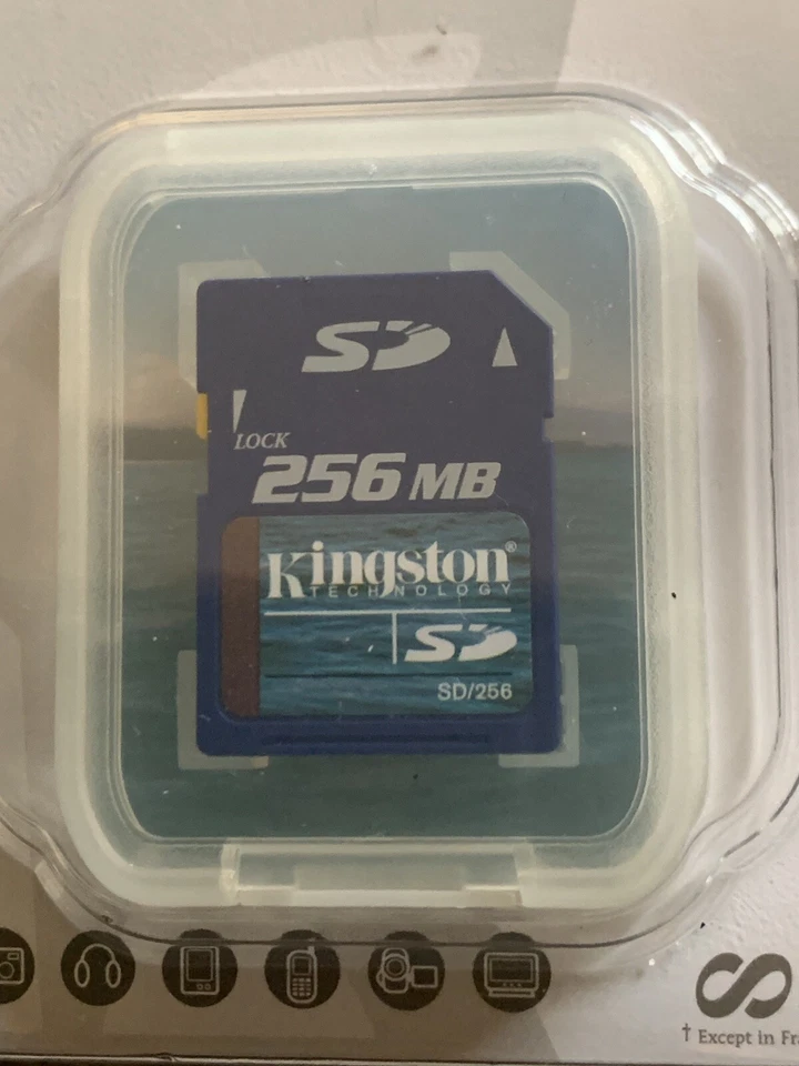 Kingston 256 MB Secure Digital Card ( SD/256 ) Sealed New - Image 2 of 3