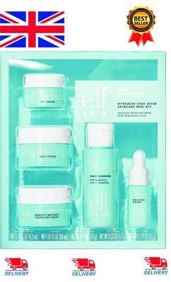 E.l.f. SKIN Hydrated Ever After Skincare Mini Kit, Reiniger, Make-up Entferner,
