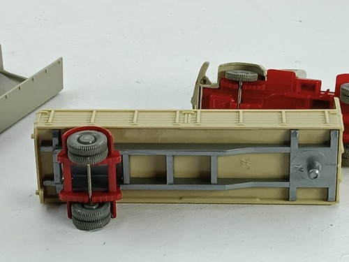 Wiking 1:87 - Mercedes MB 5000 Pritschen-Sattelzug - hellgelbgrau - CS 707/2A - Bild 9 von 9
