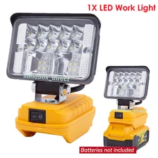 Cordless Led Work Light For Dewalt 20V Battery,Portable Flood Light Flashlight
