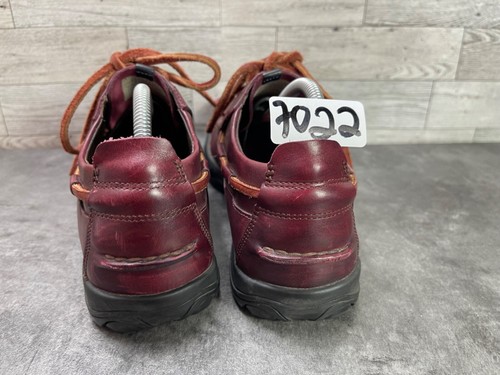 Zapatos Nautica Oxford para Hombres 9 M Quint Cuero Rojo Cómodos Con cordones Sin usar, en caja, Puntera Derby - Imagen 10 de 18
