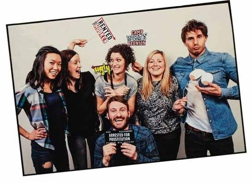 PHOTO BOMBING PROPS - 7 Fun Hilarious Selfing Props For Parties Weddings **NEW** - Photo 4/5