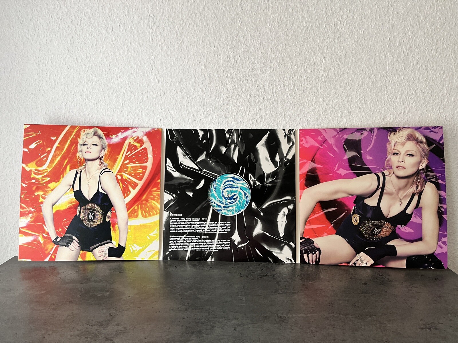 Madonna Hard Candy Vinyl unbespielt 3 LPs CD Schallplatte Justin Timberlake