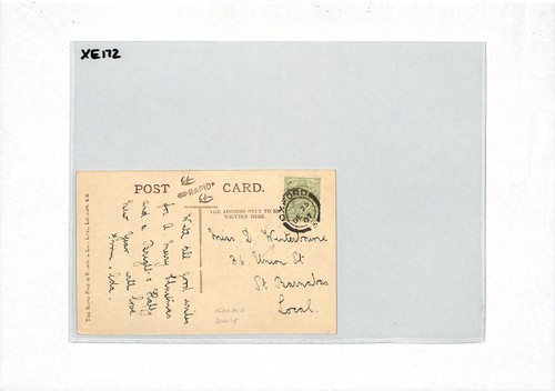 GB CHRISTMAS DAY POSTING Postcard Oxford CDS 1907 Xmas{samwells}XE172 - Picture 14 of 15
