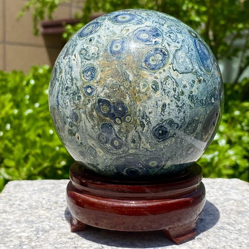 3.61LB Natural Peacock's eye Crystal Polishing Stone ball Healing - 第 6/12 張圖片