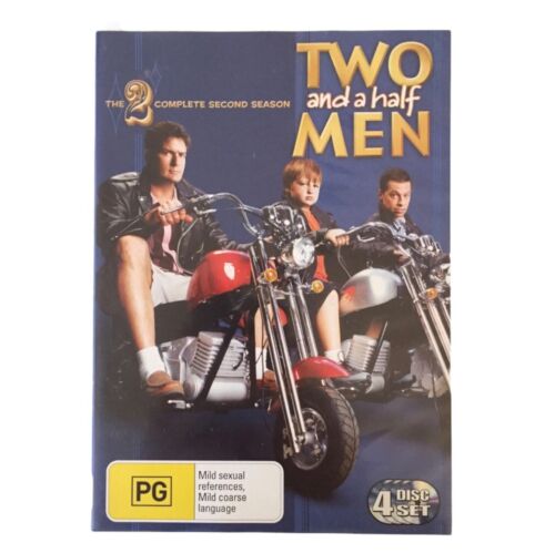TWO & A HALF MEN Complete Second Season Charlie Sheen DVD Set (Reg 4) 4 Discs - Picture 2 of 12