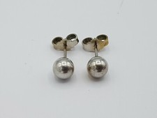 Paar schöne Ohrringe / Stecker Weiß - Gold 333 punziert #am