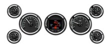 In Stock Hdx-2070-k Dakota Digital Universal 7 Round Analog Gauge System Black