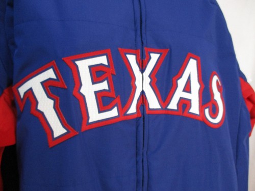 Authentic Collection Majestic Texas Rangers MLB Full Zip Puffer Jacket Size M - Picture 7 of 16