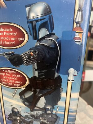 スターウォーズ　JangoFett 　ルームアラーム　　自宅保管品　アメリカ Jango Fett Electronic Room Alarm STAR WARS Attack of the