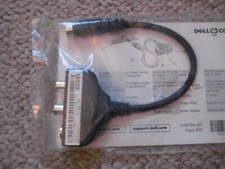 New OEM Dell S-Video TV-Out Digital Audio Cable Adapter Black