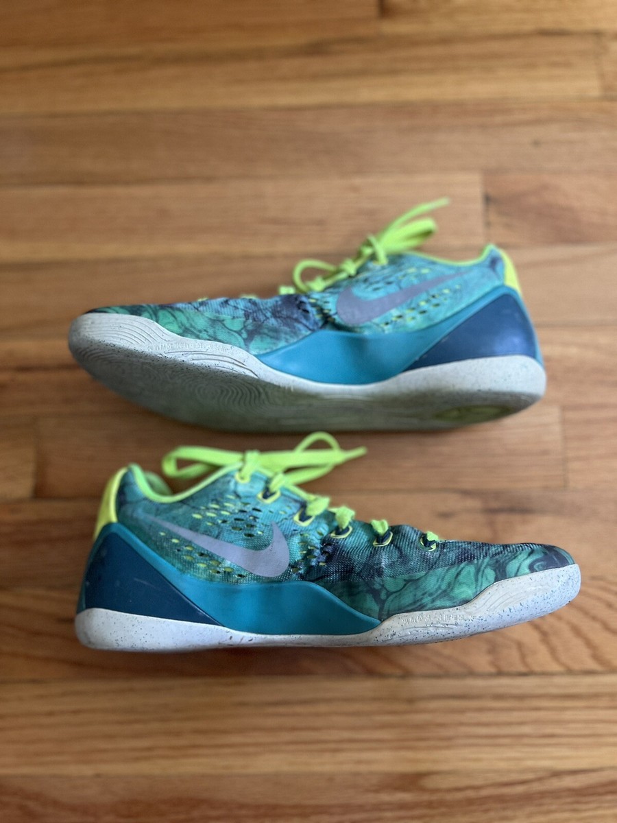 Nike Kobe 9 Low EM Easter Turbo Green Silver Volt IX Elite