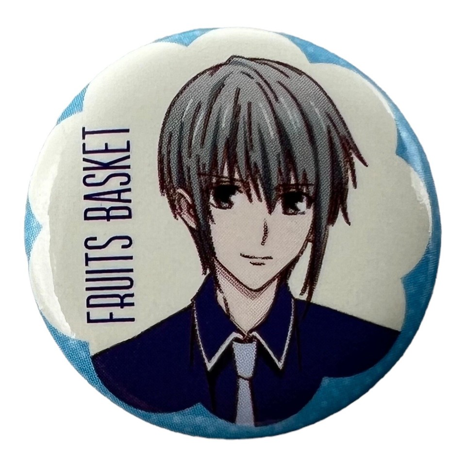FRUITS BASKET JAPANESE ANIME Button 1" PINS Lot YUKI KYO Badge