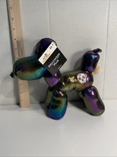 Iridescent Halloween Balloon Dog Plush Way To Celebrate Stuffed Animal 8”