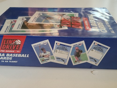 1991 Impel Line Drive AA Baseball Wax Pack Box Rookies. FACTORY SEALED 36 packs - Picture 2 of 5