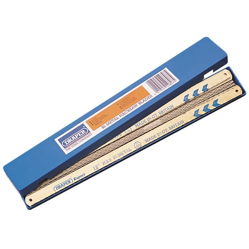 Draper Bi-Metal Hacksaw Blades 300mm 32tpi Box of 50 Saw Edge HSS 29807