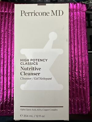 Perricone M.D. Nutritive Cleanser 12 fl oz Alpha Lipoid Acid, AHA Copper Complex