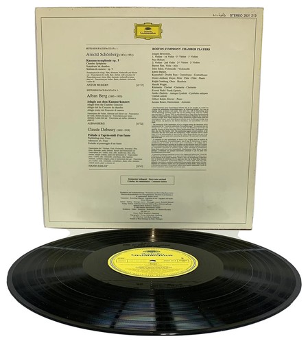 Debussy • Berg • Schonberg Boston Symphony Chamber Players 1980 Polydor 2531 213 - Picture 2 of 3