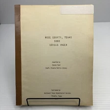 Genealogy Wood County Texas 1880 Census Index Paperback